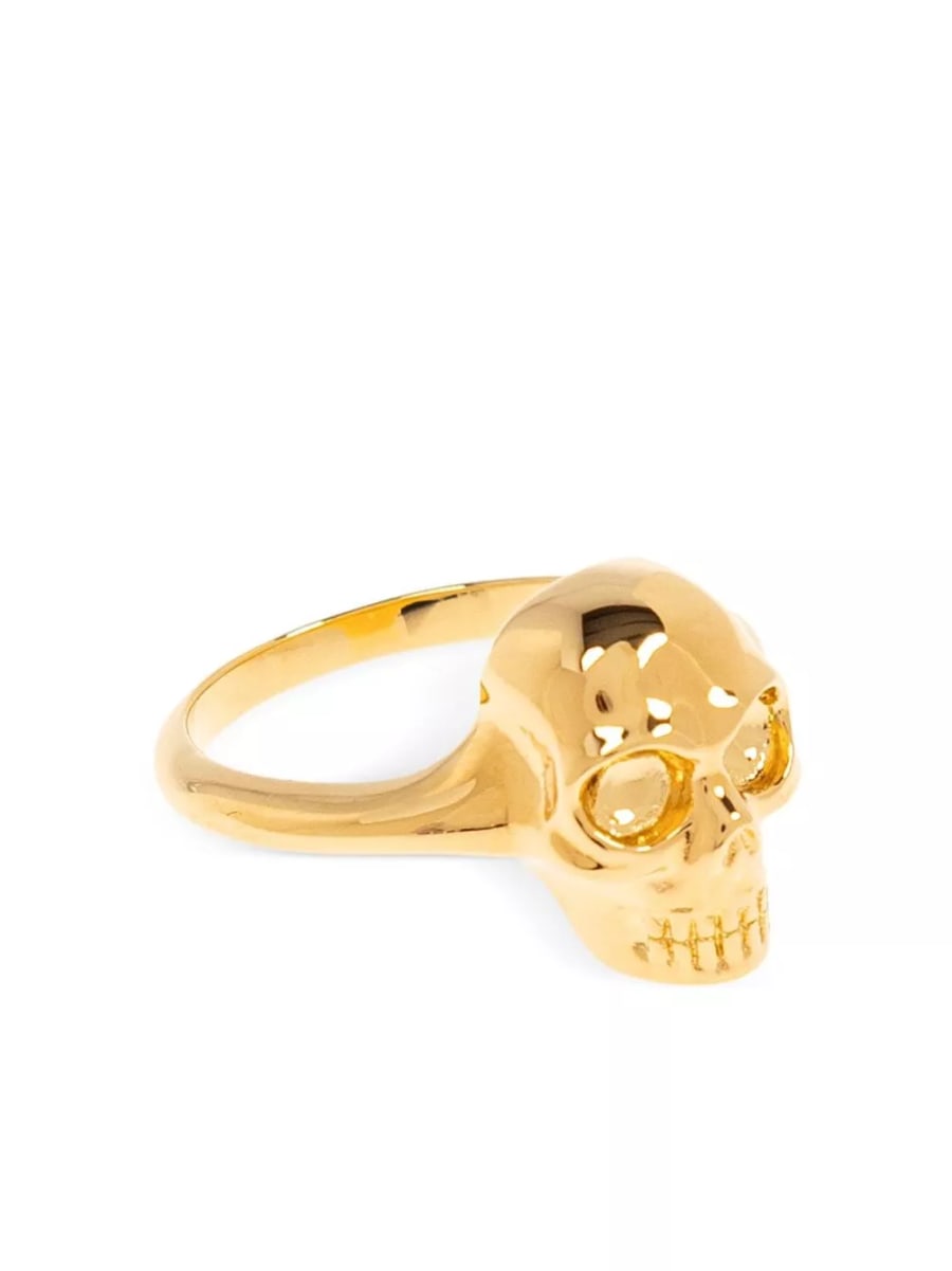 Alexander McQueen Anello Skull, view 4