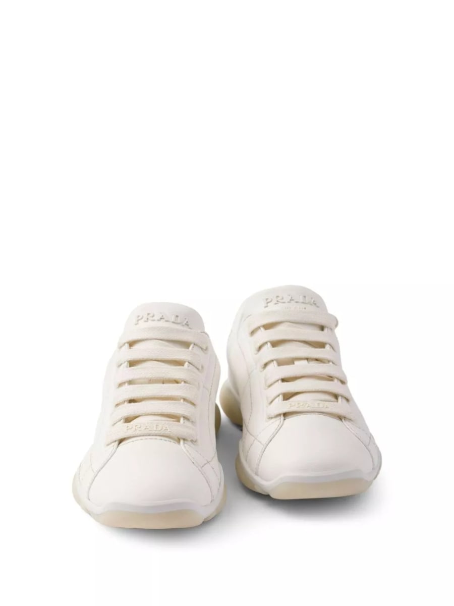 Prada Sneaker in pelle, view 3