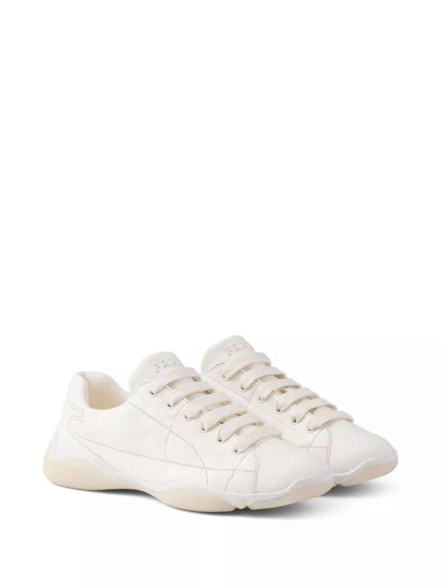 Prada Sneaker in pelle, view 4