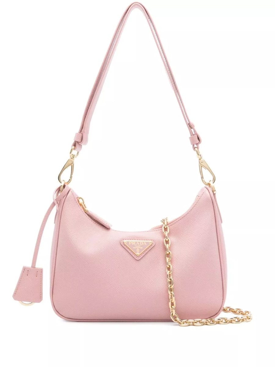 Prada Borsa a spalla in pelle Re-Edition