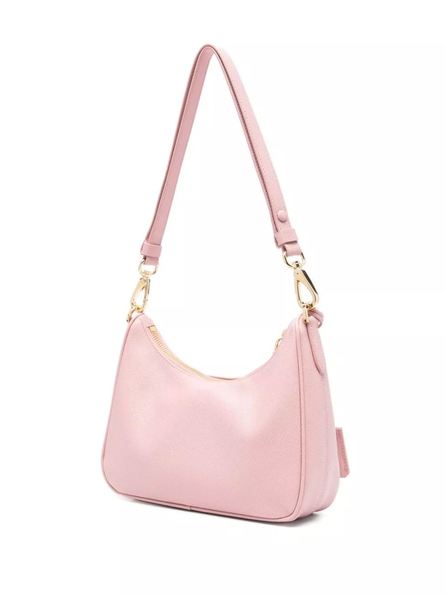 Prada Borsa a spalla in pelle Re-Edition, view 5