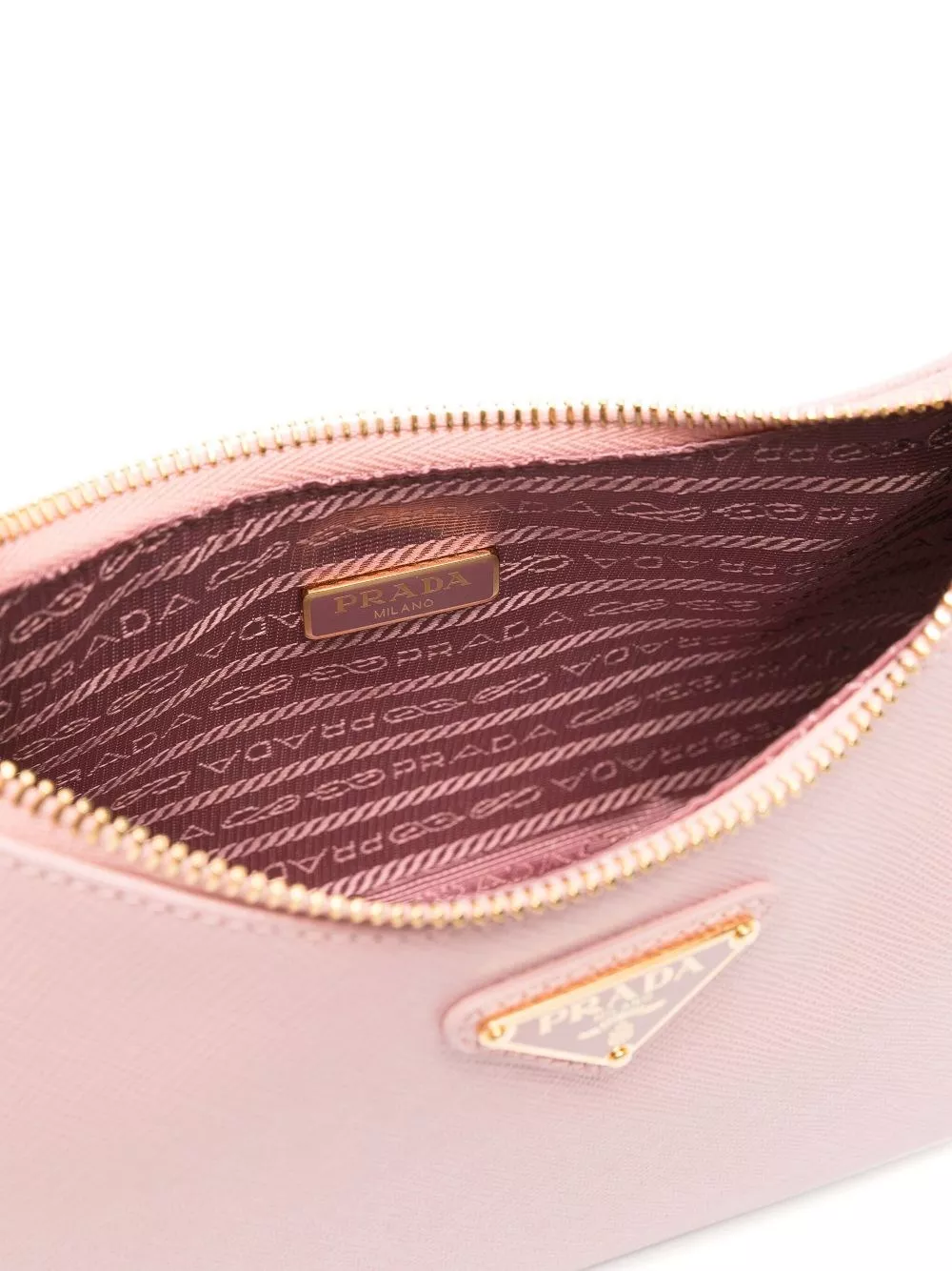 Prada Borsa a spalla in pelle Re-Edition, view 2