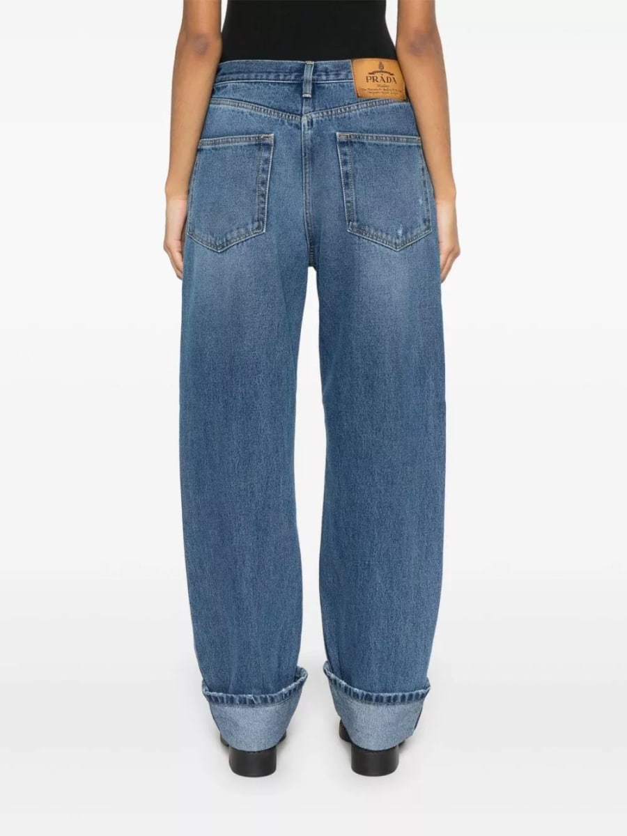 Prada Jeans denim in cotone, view 3