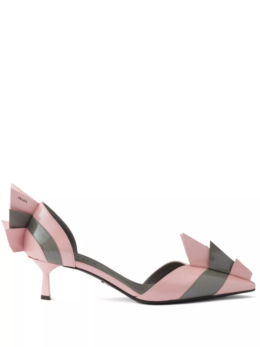 Prada Decolleté in vernice bicolore