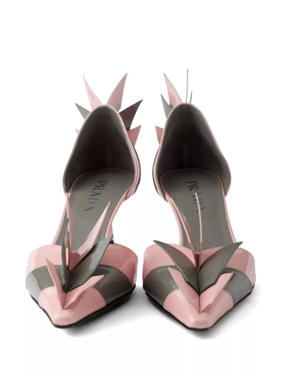 Prada Decolleté in vernice bicolore, view 3