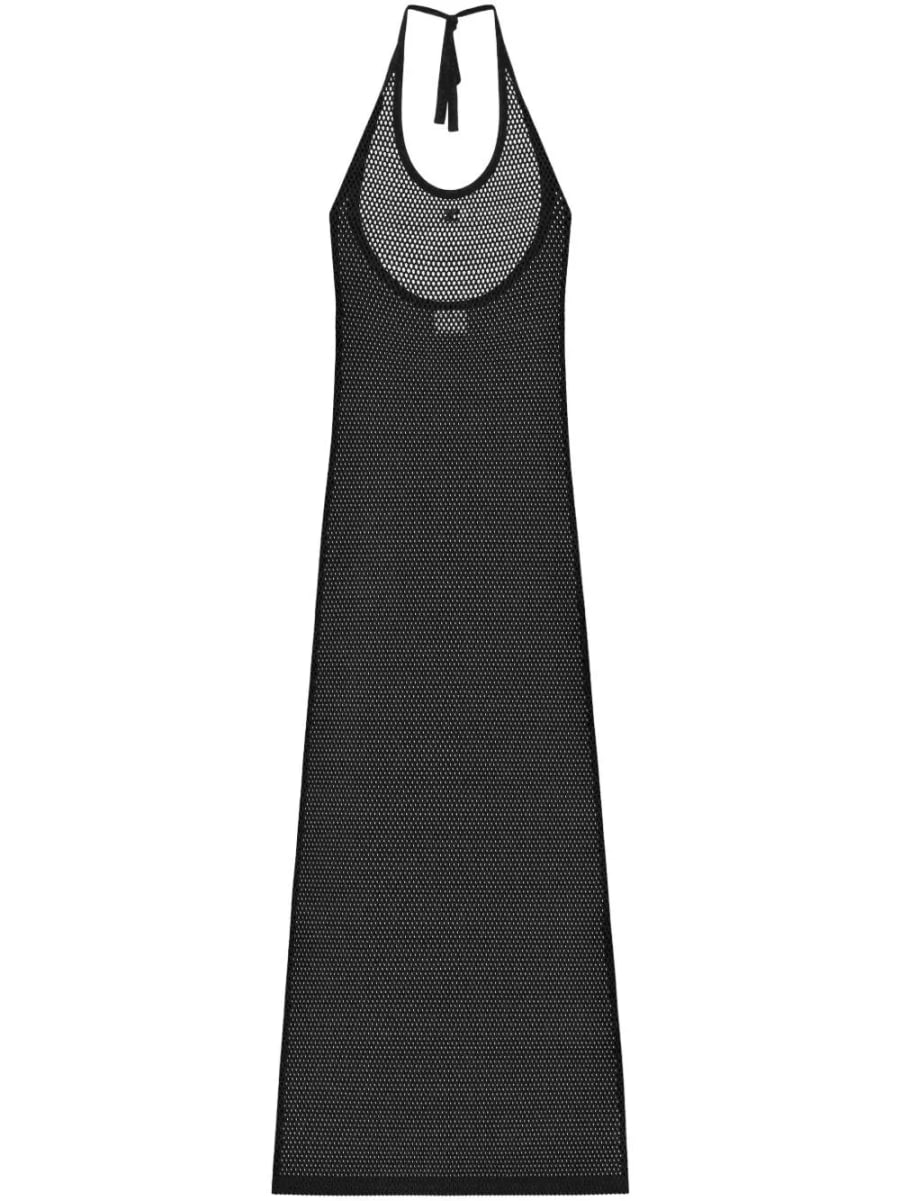 Courrèges Abito lungo in cotone
