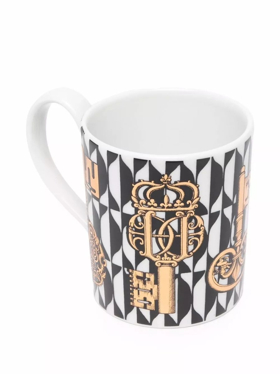 Fornasetti Mug Chiavi e Losanghe, view 2