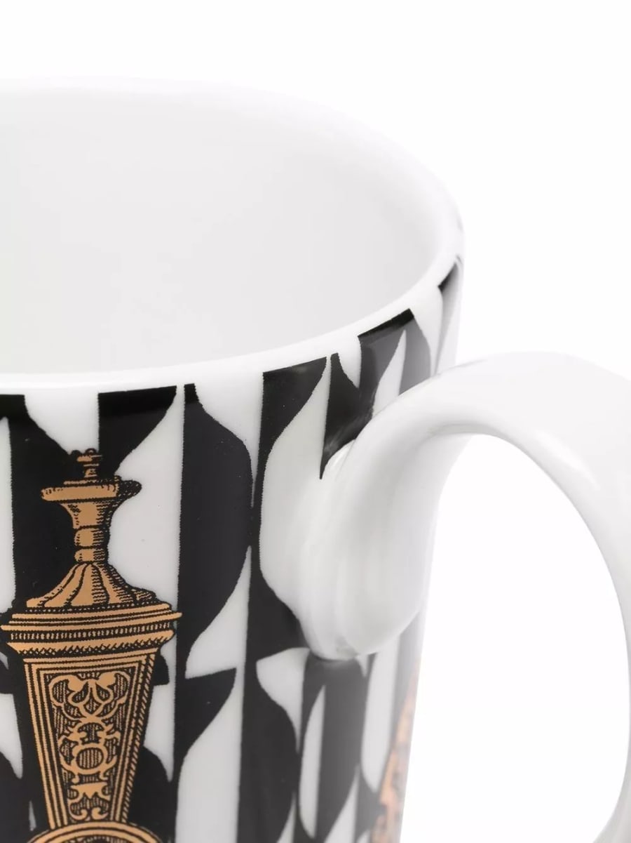 Fornasetti Mug Chiavi e Losanghe, view 4