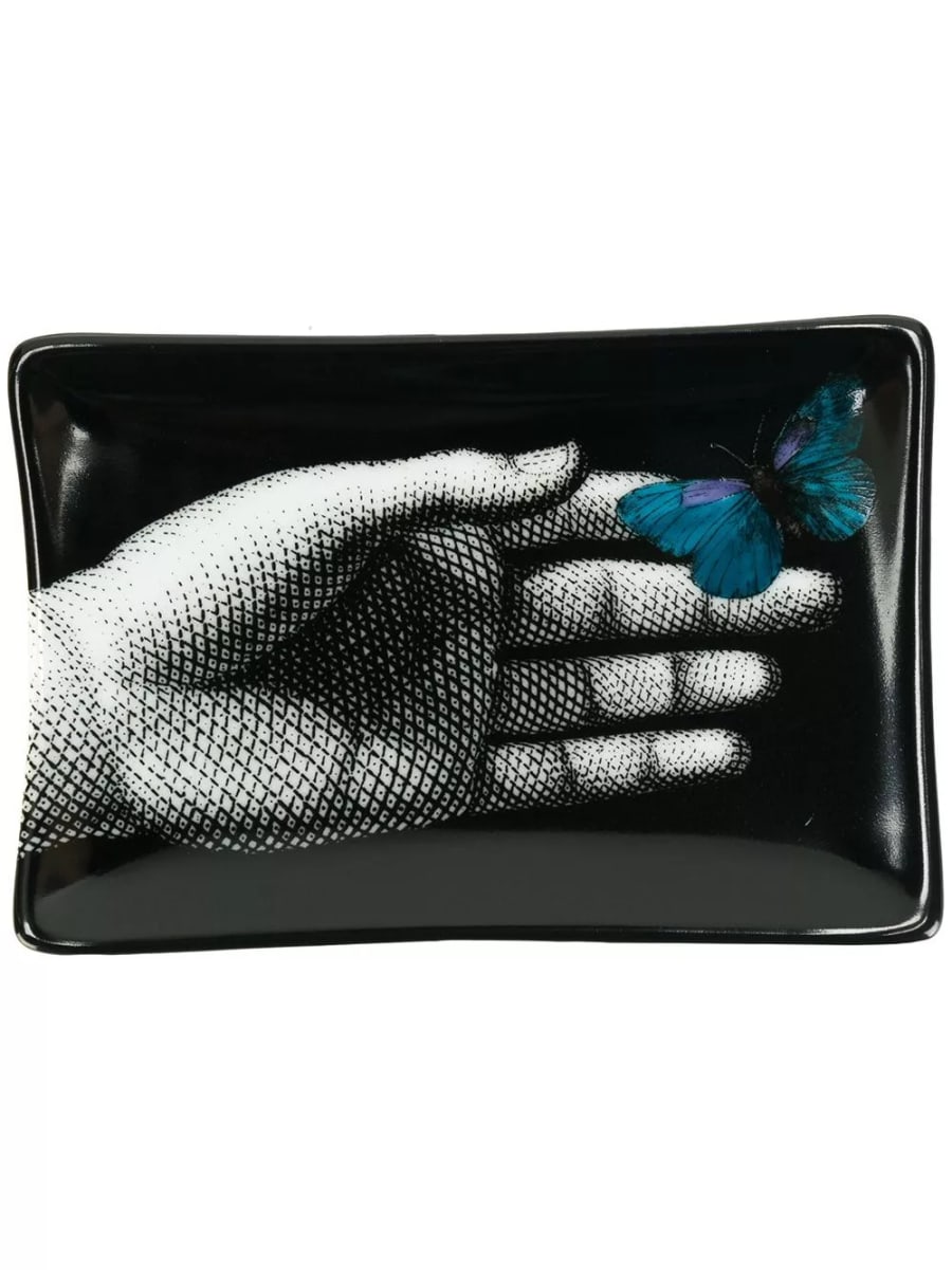 Fornasetti Posacenere Mano farfalla blu