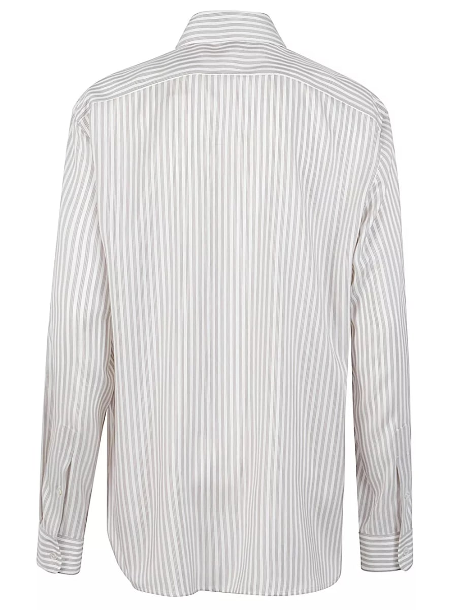 The Row Camicia in seta Vanda rigata, view 2