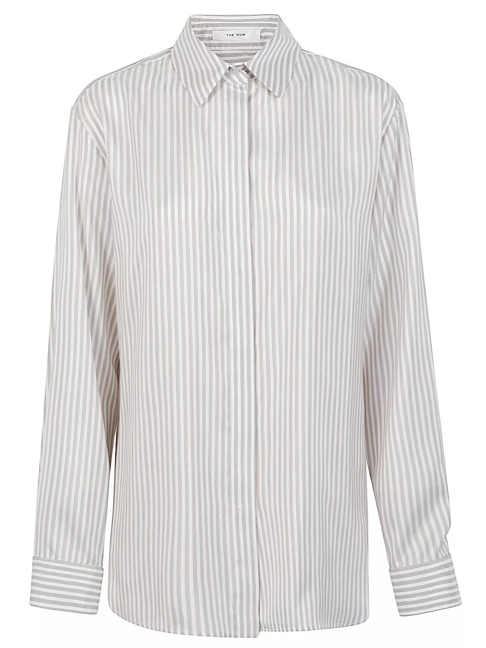 The Row Camicia in seta Vanda rigata