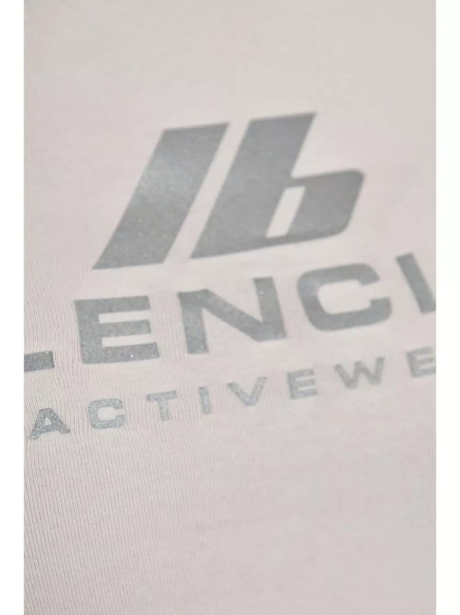 Balenciaga T-shirt in cotone con logo, view 3
