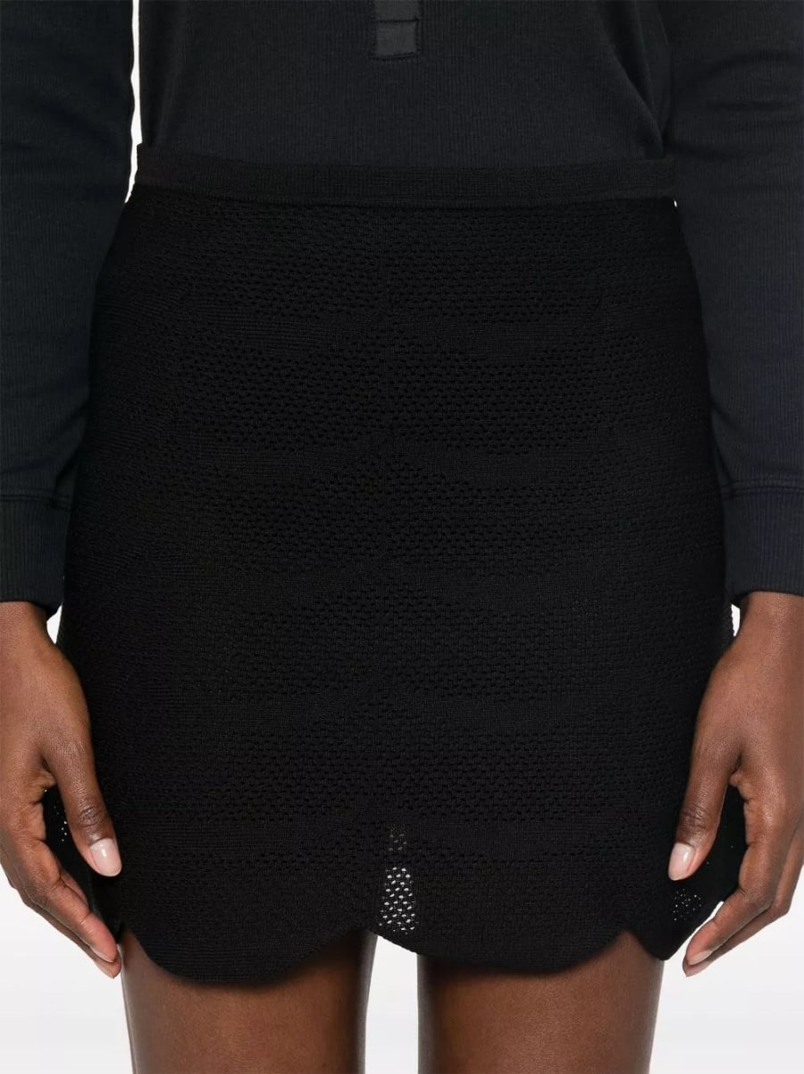 Tom Ford Gonna mini in seta e cotone, view 3