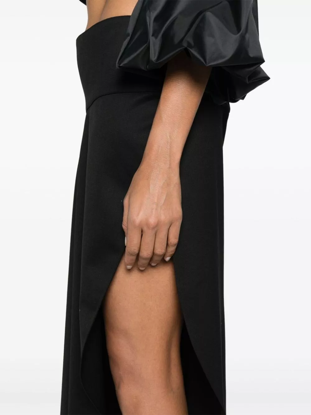 Alaïa Gonna asimmetrica in lana, view 2