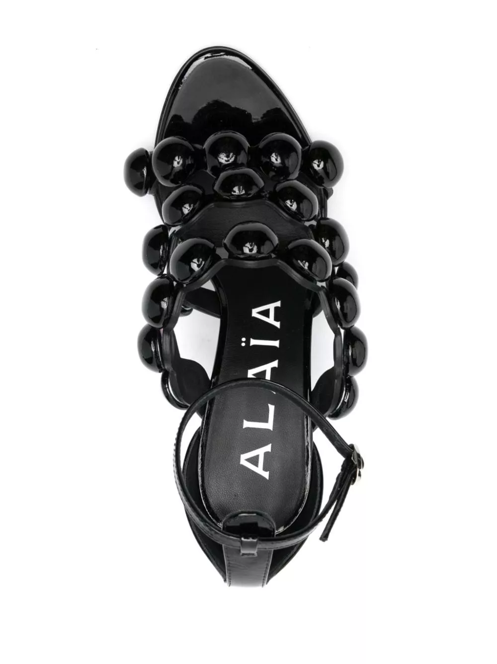 Alaïa Sandali con tacco in pelle, view 2