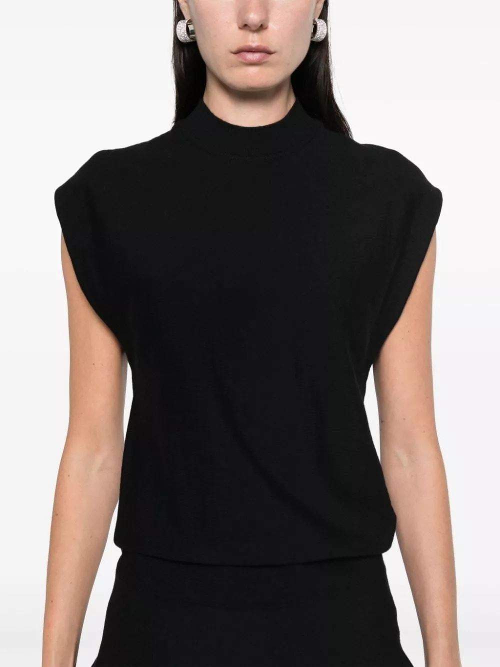 Alaïa Abito midi in lana, view 2