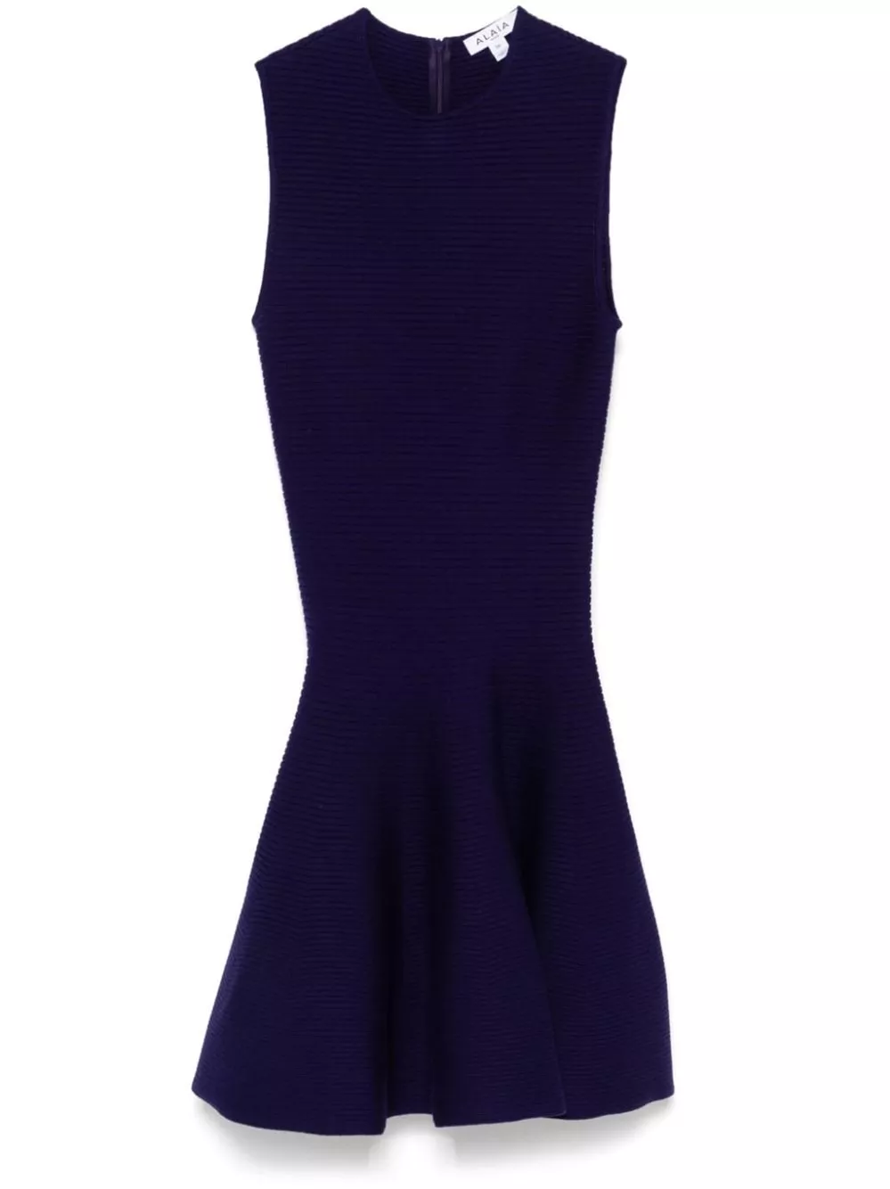 Alaïa Abito skater in lana lavorato a maglia