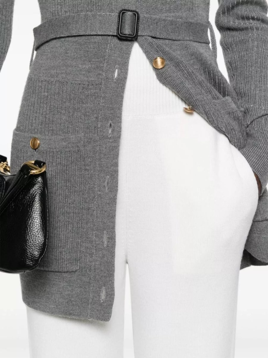Chloé Pantaloni in lana a maglia, view 4