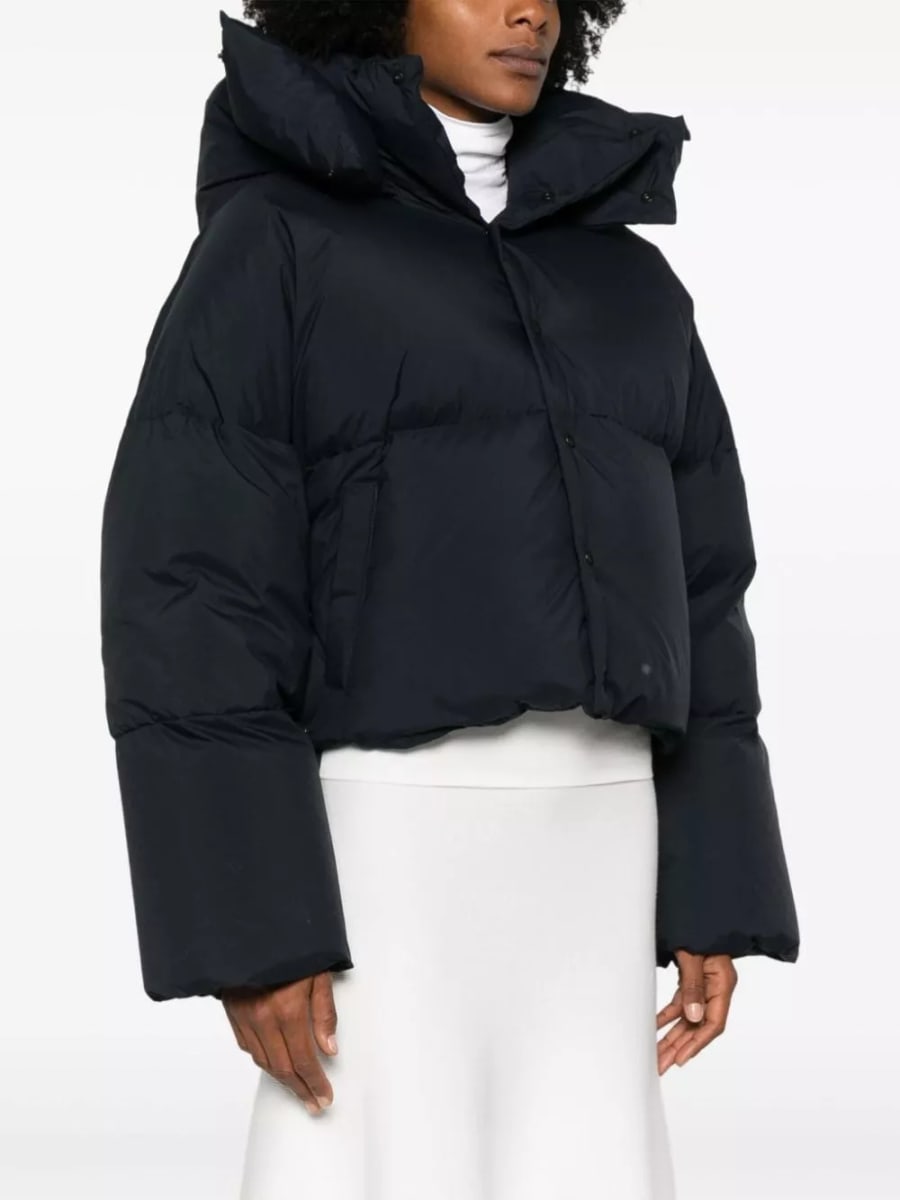 Alaïa Giacca corta imbottita in nylon, view 3