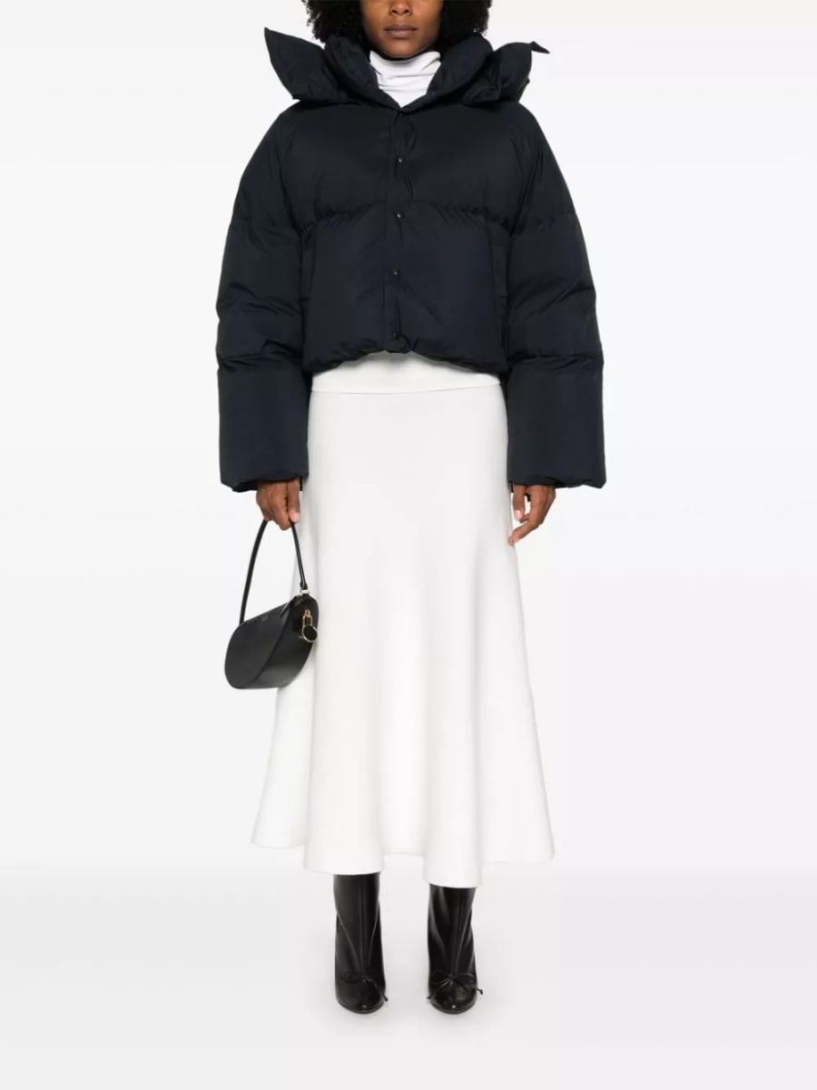 Alaïa Giacca corta imbottita in nylon, view 4