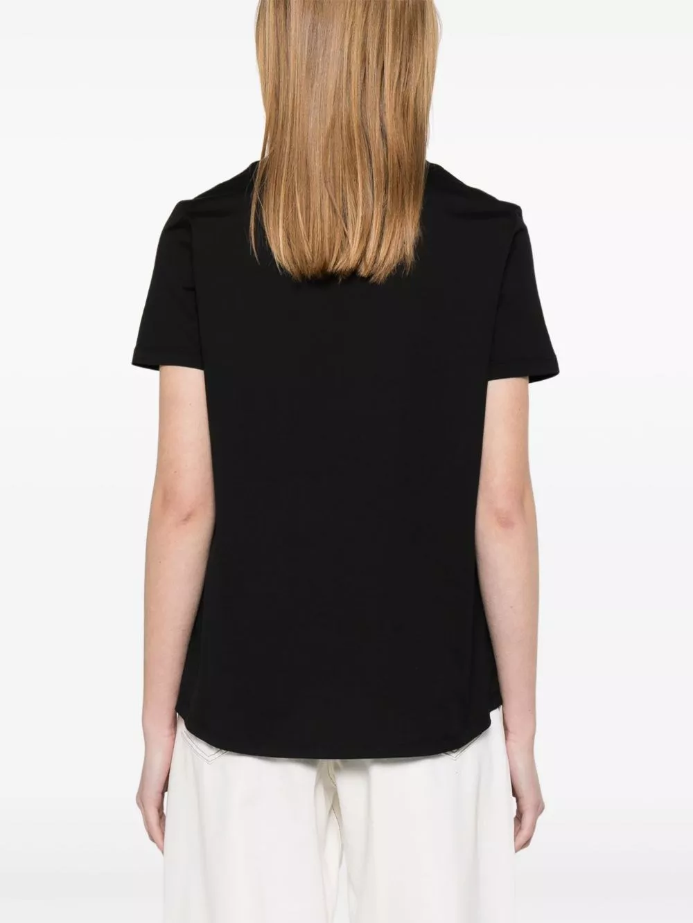 'S Max Mara T-shirt in cotone ricamato, view 2