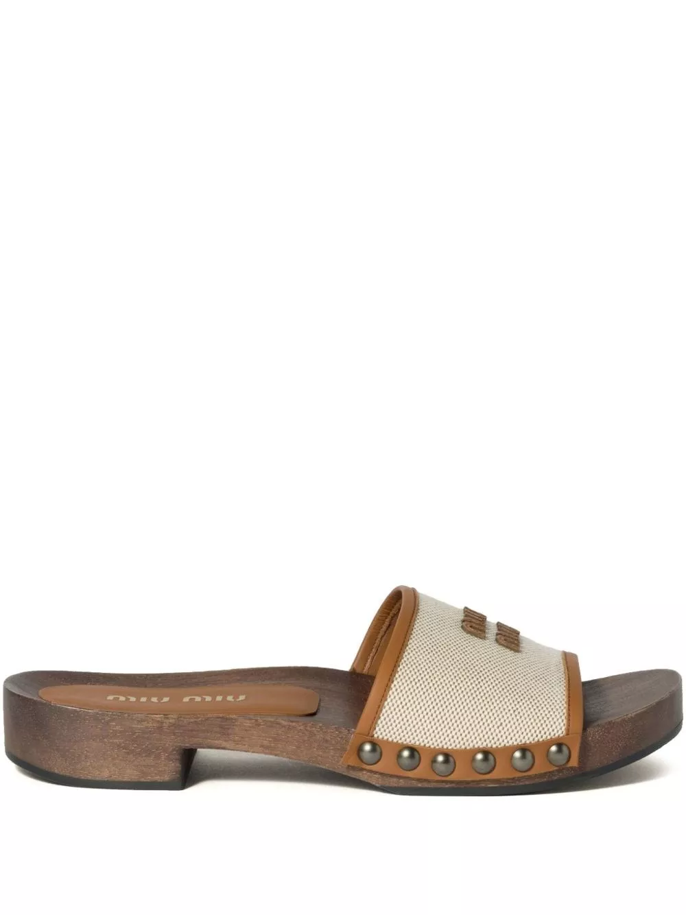 Miu Miu Slipper con logo