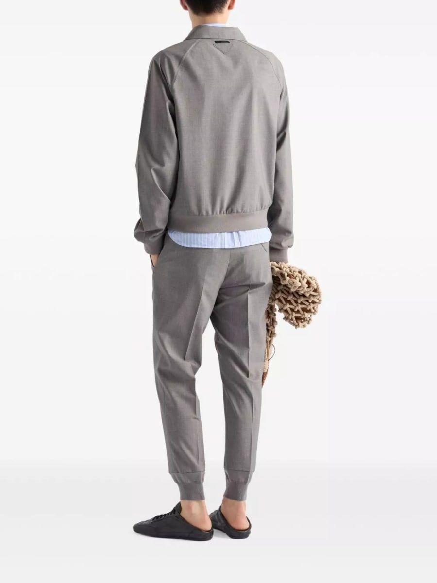Prada Giacca bouson con zip, view 2