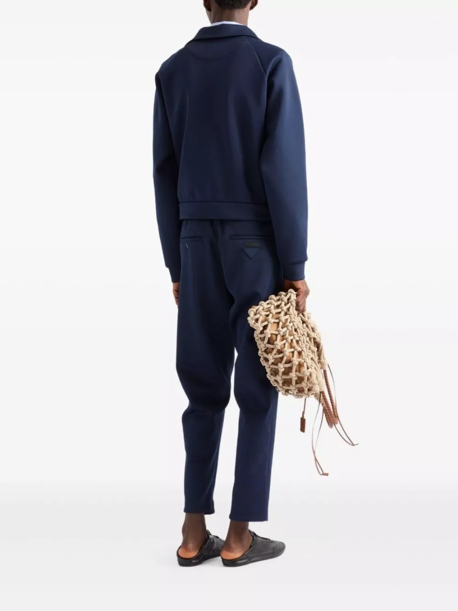 Prada Felpa con zip, view 6