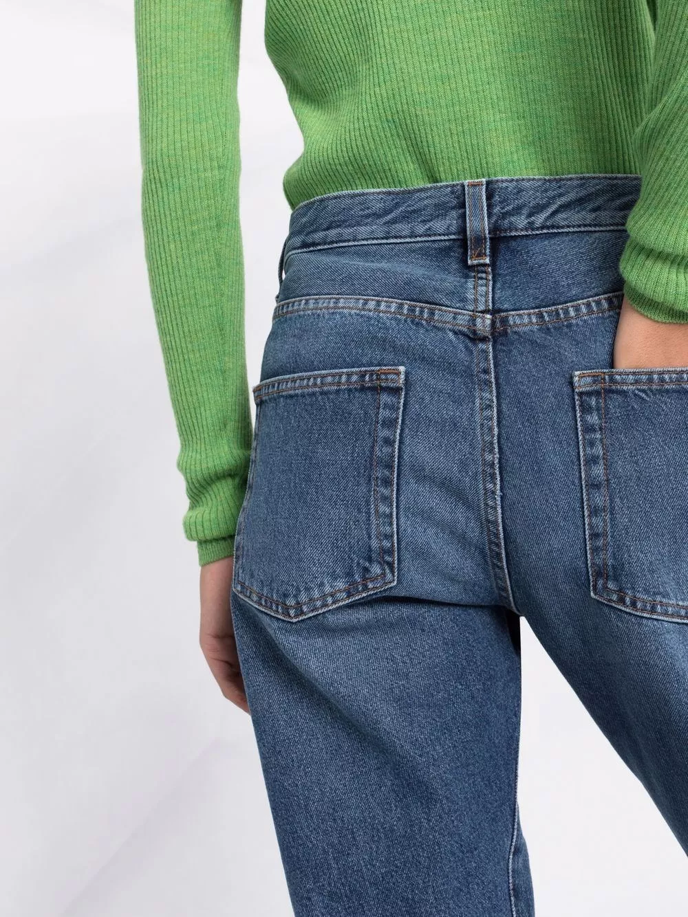 Toteme Jeans in denim di cotone biologico, view 2