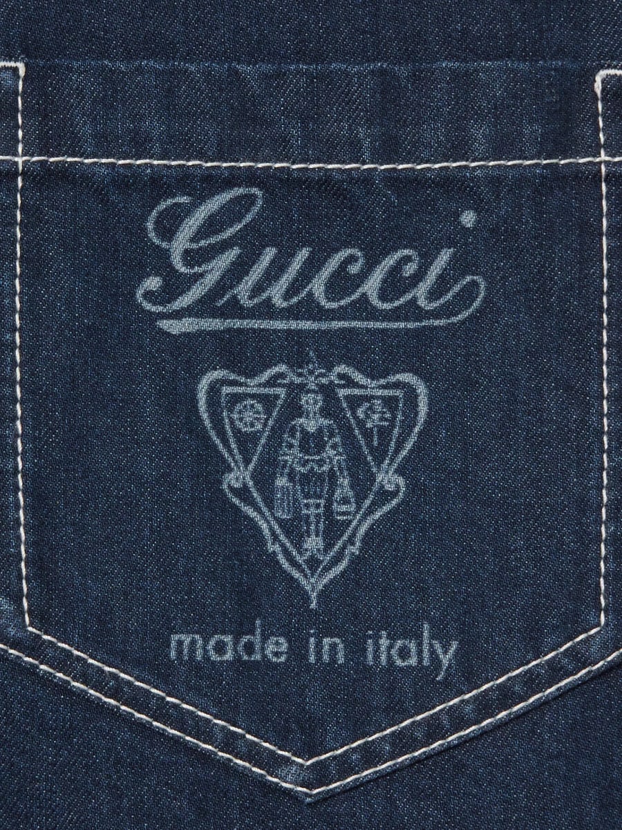 Gucci Camicia in denim, view 2