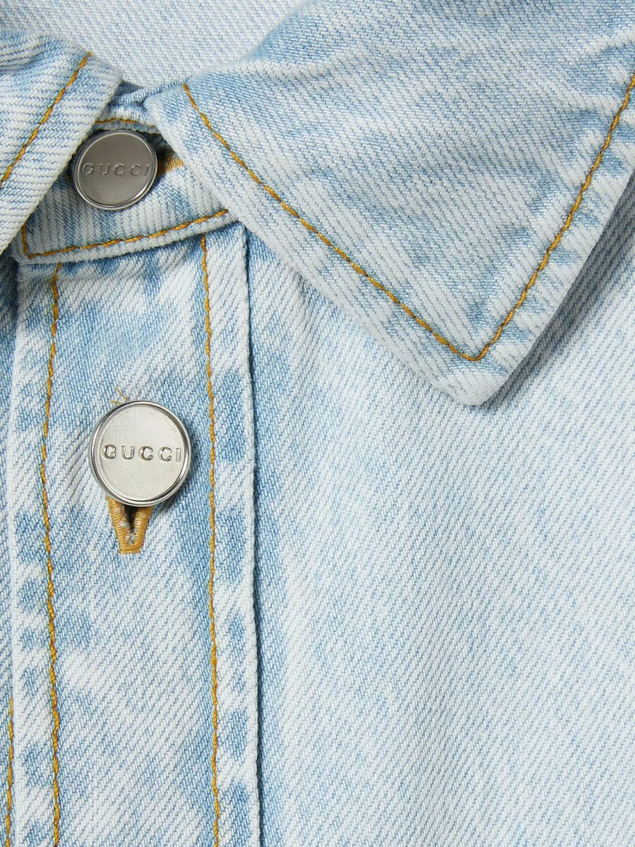 Gucci Camicia in denim, view 2