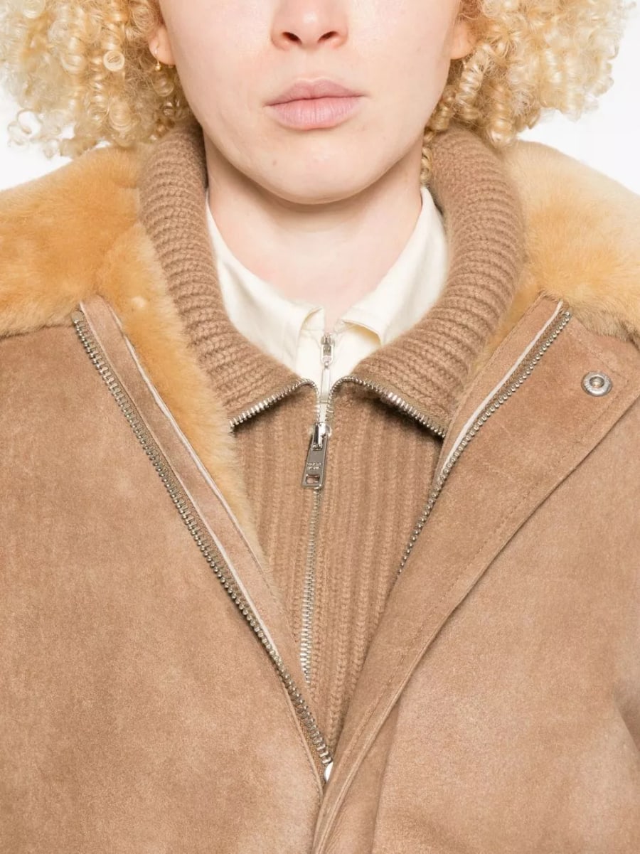 Prada Giacca in pelle, view 4