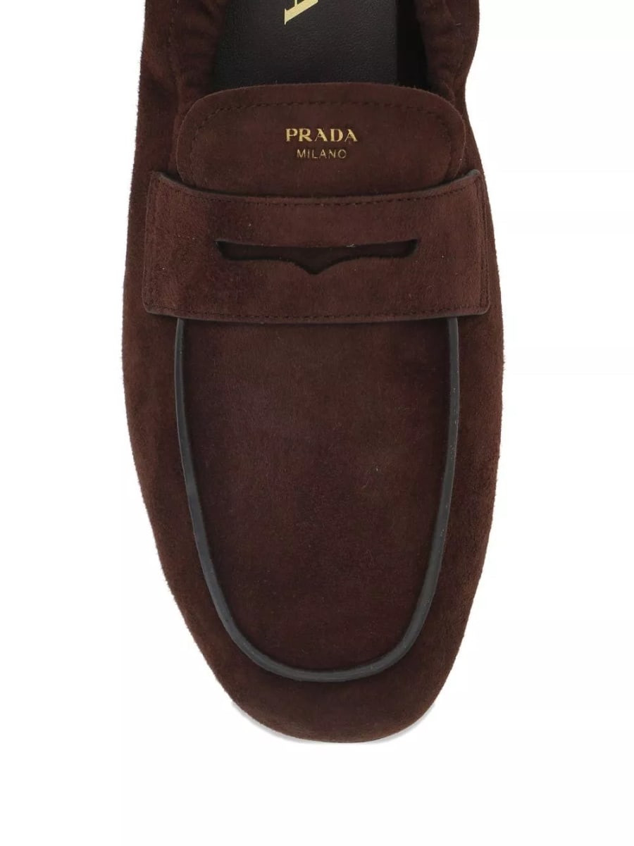 Prada Mocassini in pelle scamosciata, view 2