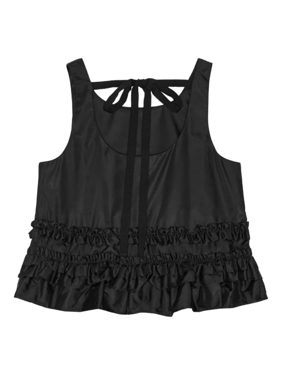 Ganni Top in nylon, view 4