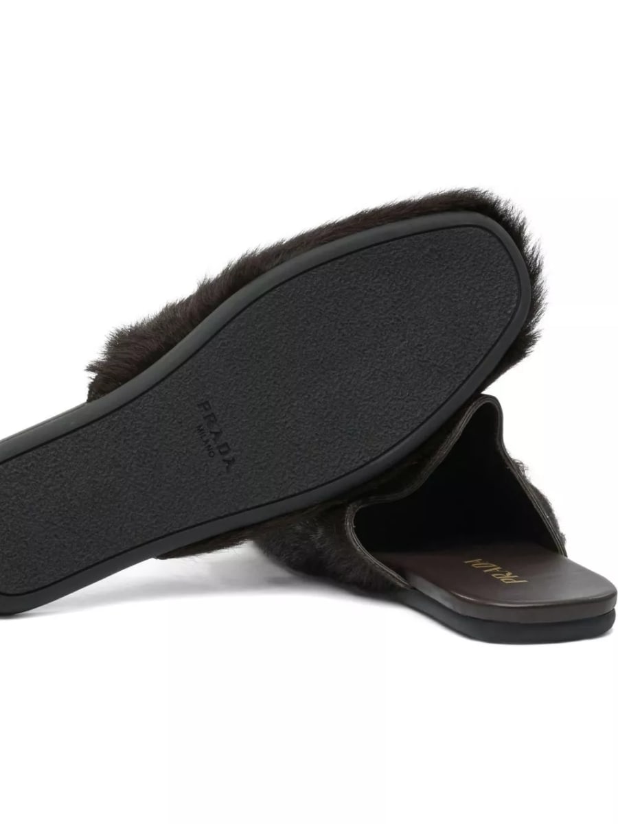 Prada Slipper in pelle, view 5