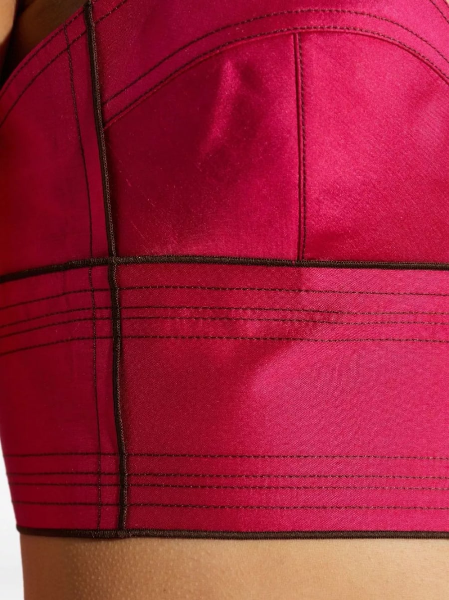 Tory Burch Top in seta, view 2