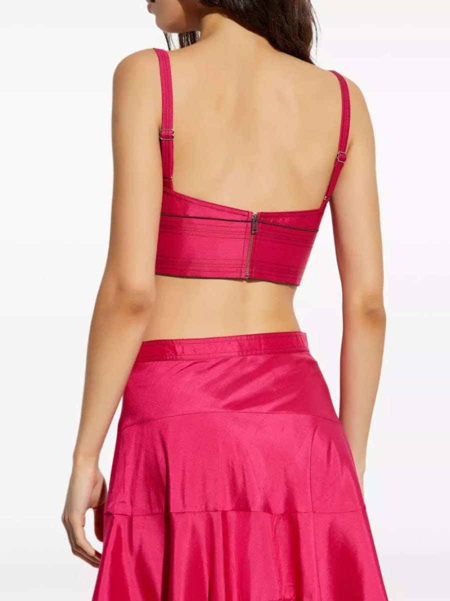 Tory Burch Top in seta, view 3