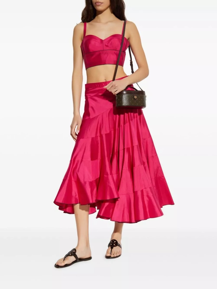 Tory Burch Top in seta, view 5