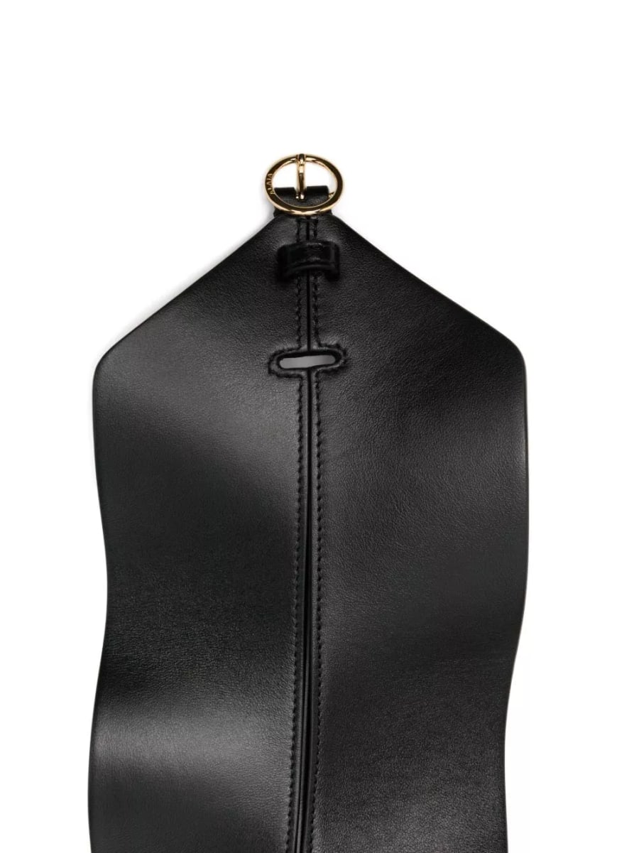 Alaïa Cintura bustier in pelle, view 2