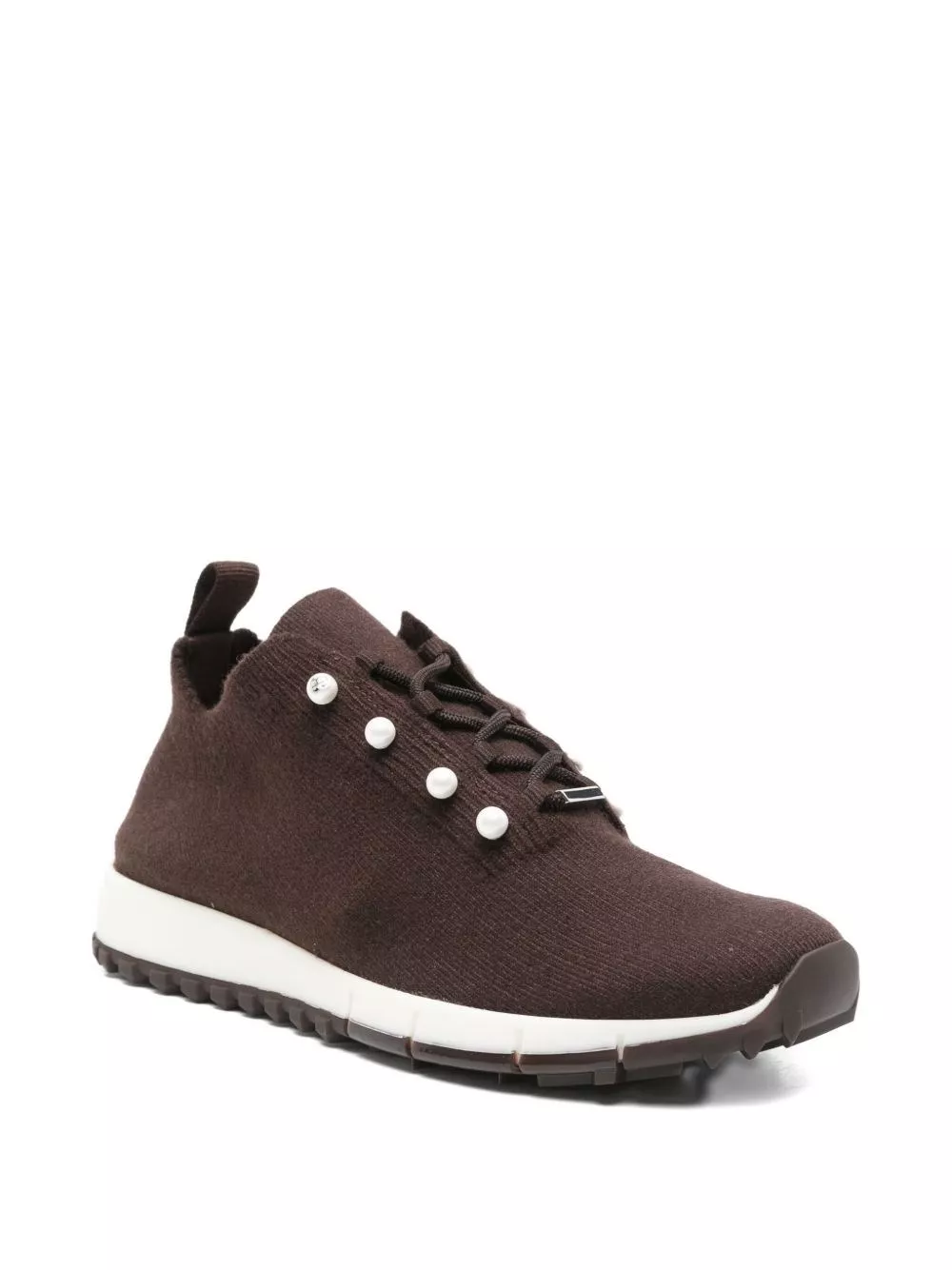 Jimmy Choo Sneakers Veles con perle, view 2