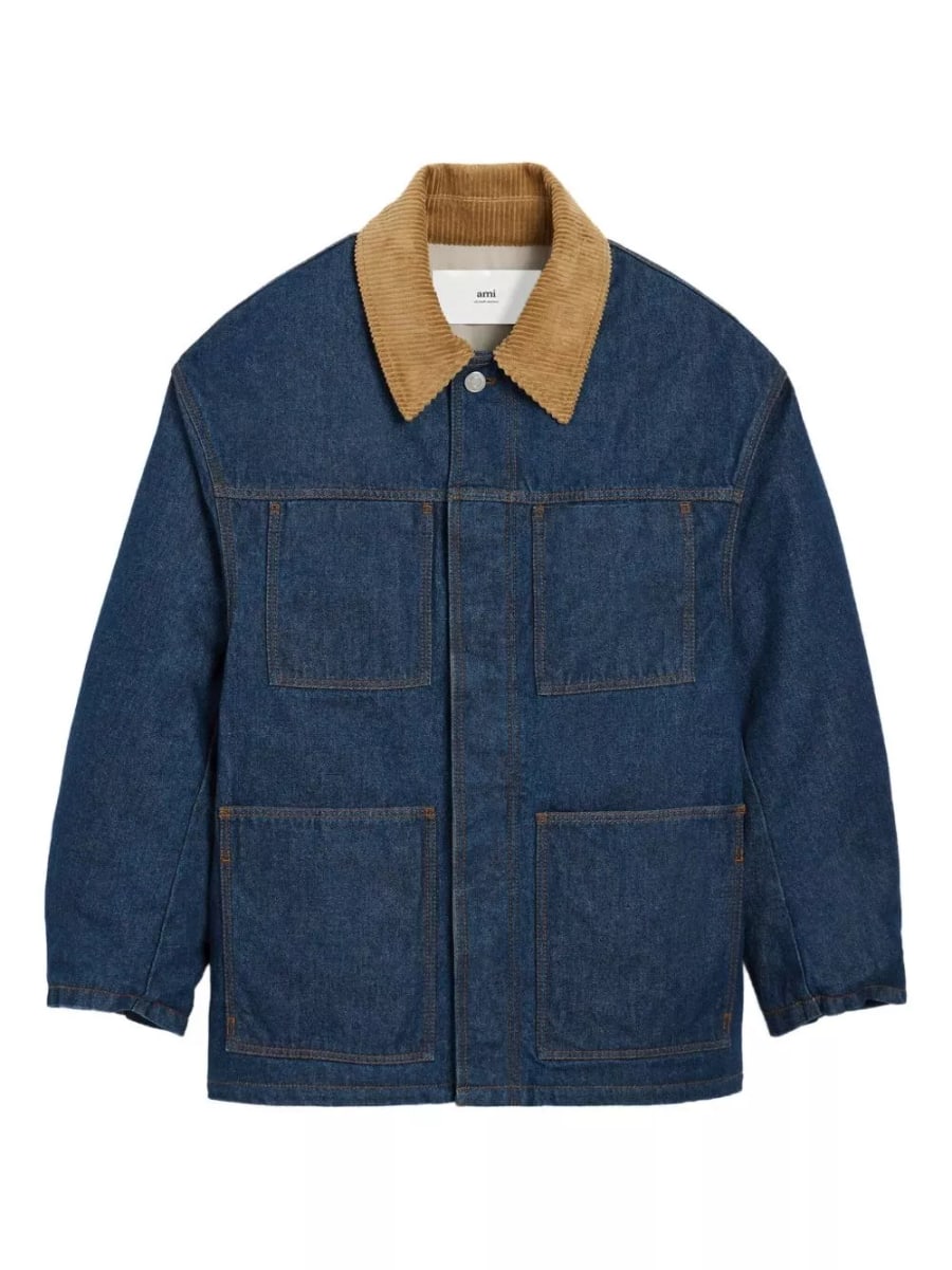 AMI Paris Giacca in denim Worker