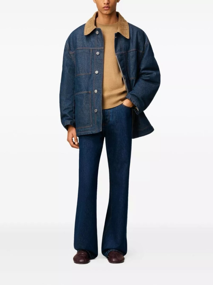 AMI Paris Giacca in denim Worker, view 2