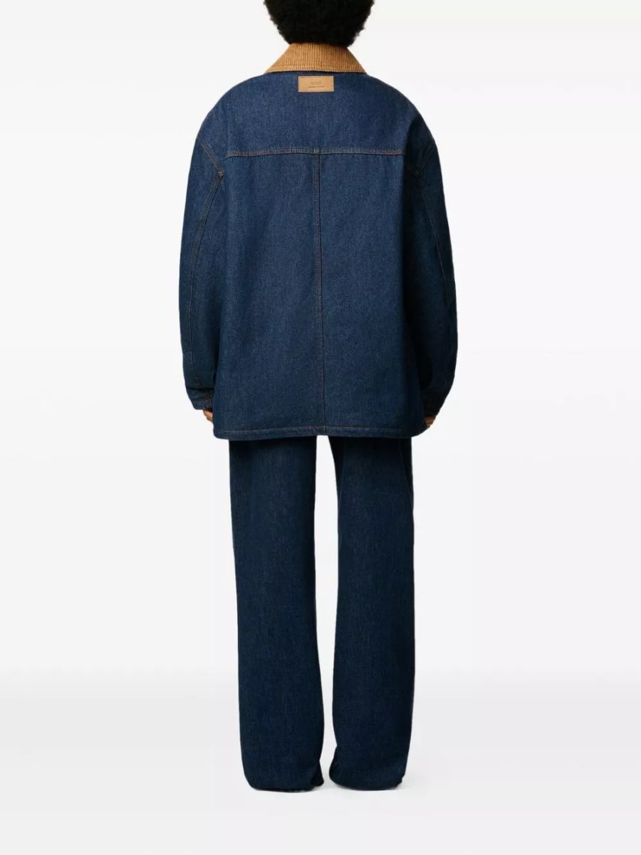 AMI Paris Giacca in denim Worker, view 3