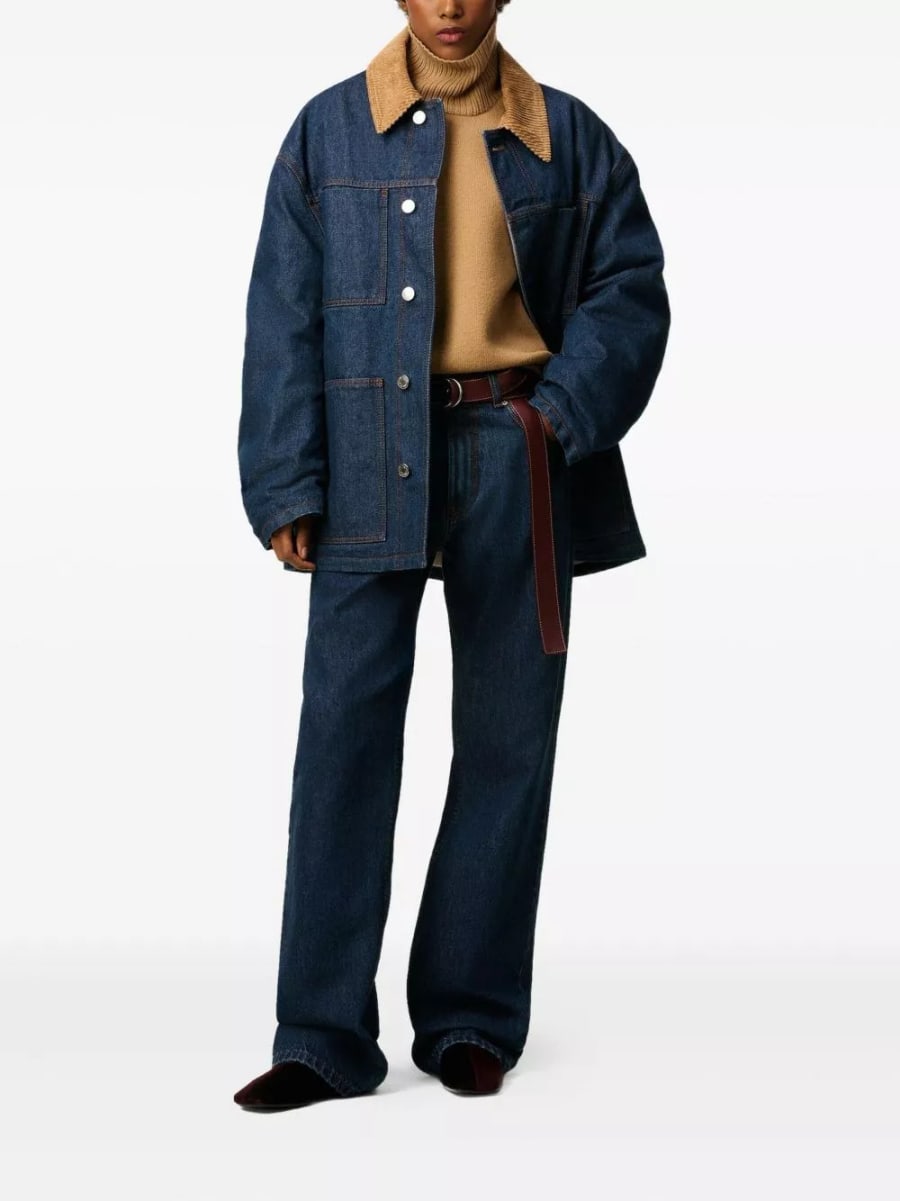 AMI Paris Giacca in denim Worker, view 4