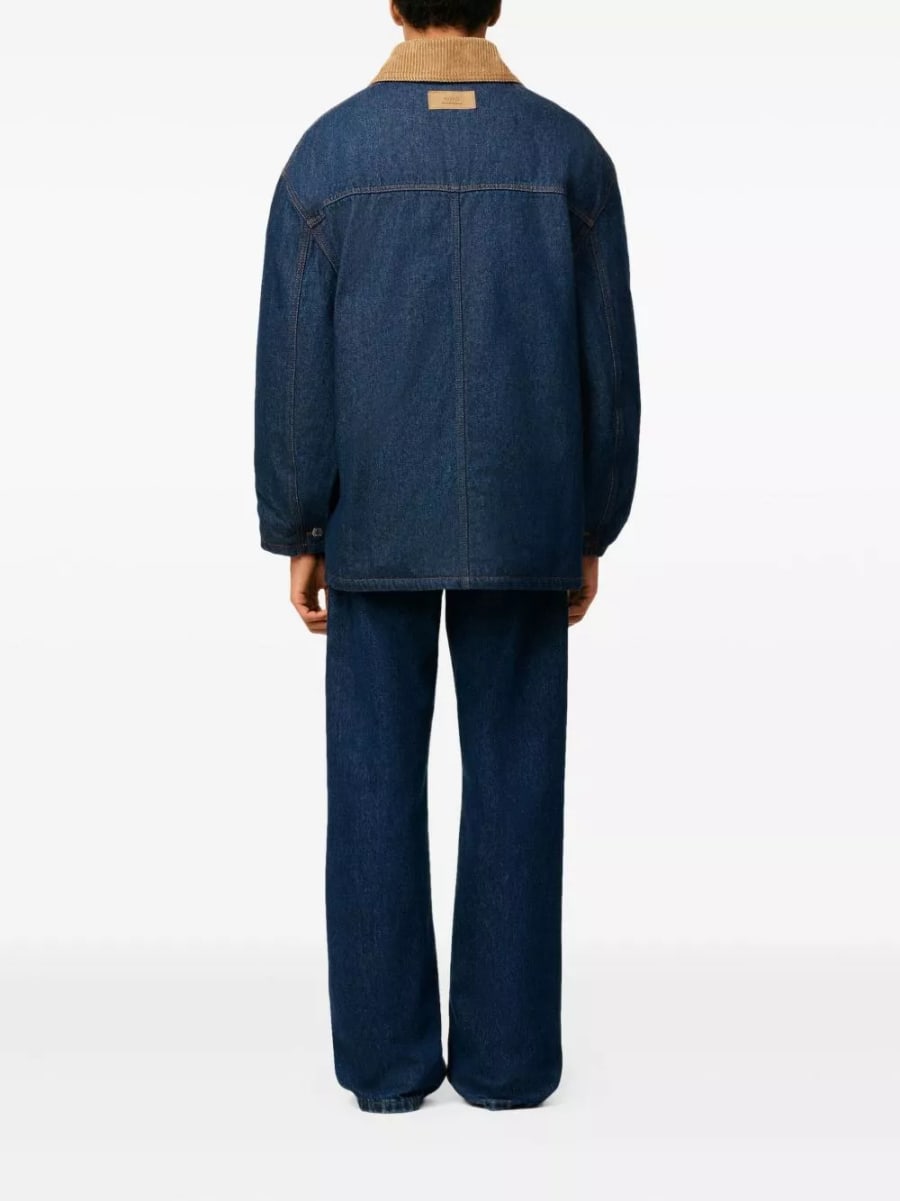 AMI Paris Giacca in denim Worker, view 5