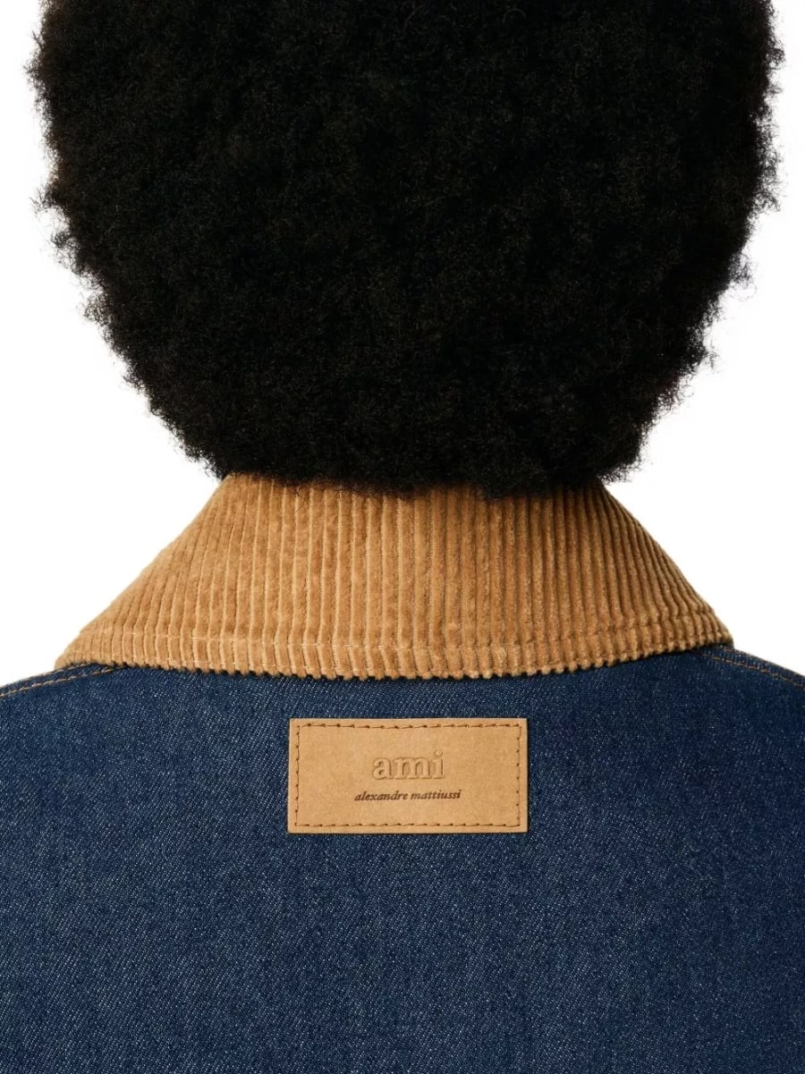 AMI Paris Giacca in denim Worker, view 6