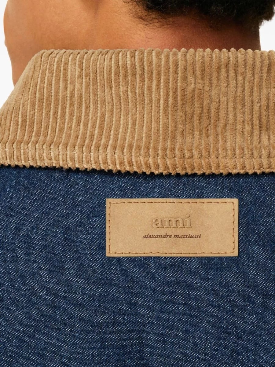 AMI Paris Giacca in denim Worker, view 7