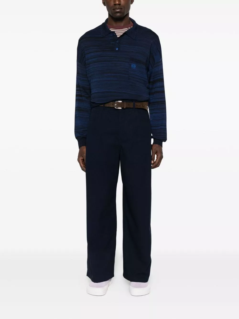 Loewe la polo in lana Anagram, view 2
