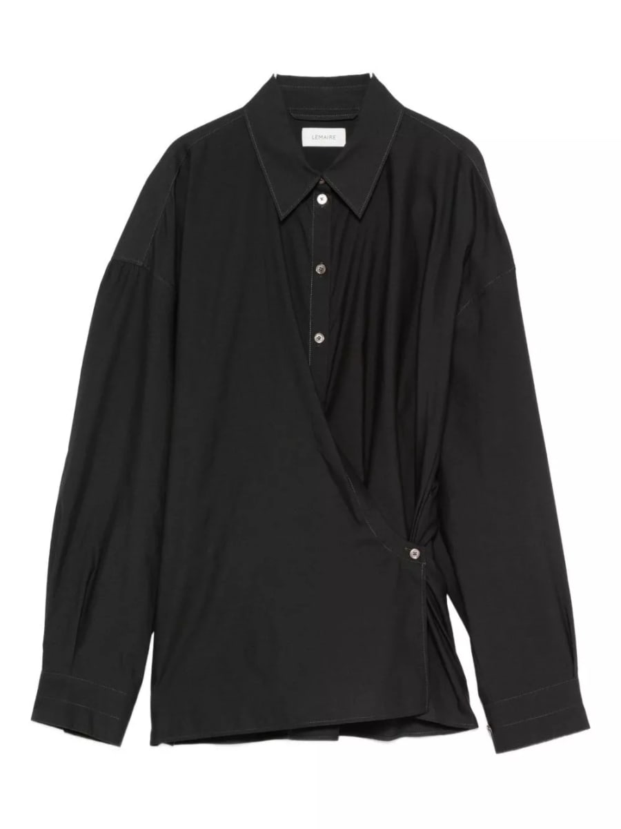 Lemaire Camicia in misto cotone e seta