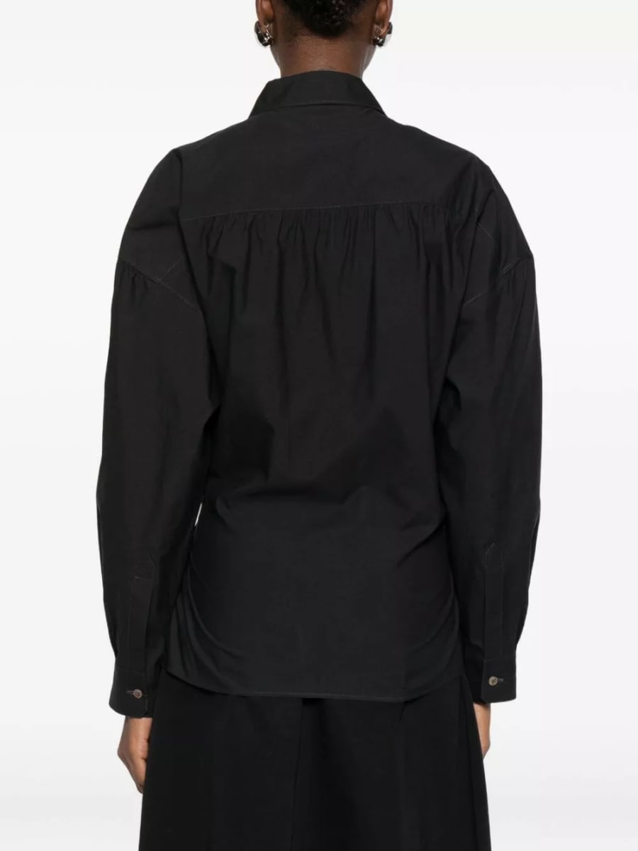 Lemaire Camicia in misto cotone e seta, view 2